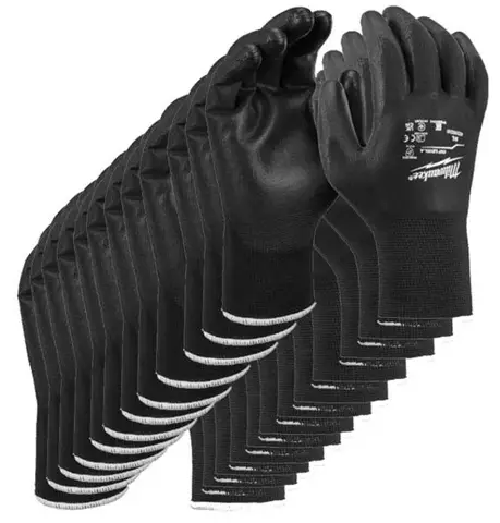 Univerzální pracovní rukavice Milwaukee GENERAL, velikost 10 (XL), 12 párů, 4932493241